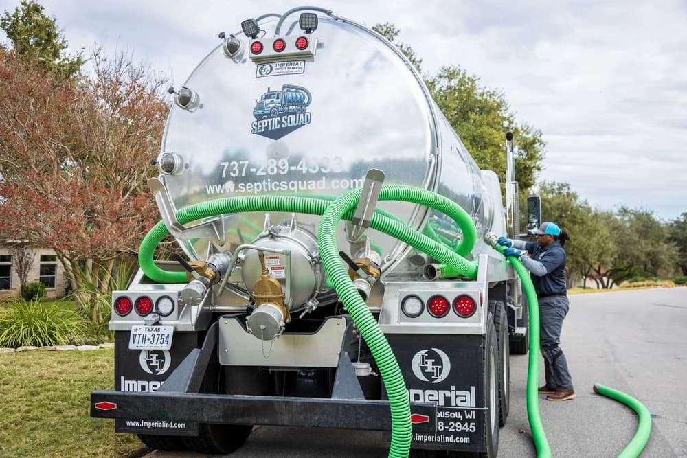 Septic Squad crew and equipment